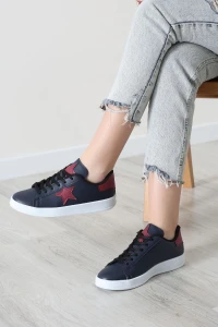 Yıldızlı Spor Ayakkabı Lacivertbordo - 31295.264.