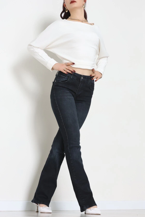 İspanyol Kot Pantolon Füme - 31397.2088.