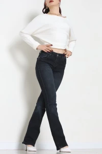 İspanyol Kot Pantolon Füme - 31397.2088.