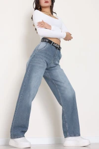 Baggy Kot Pantolon Açıkmavi - 31586.1566.