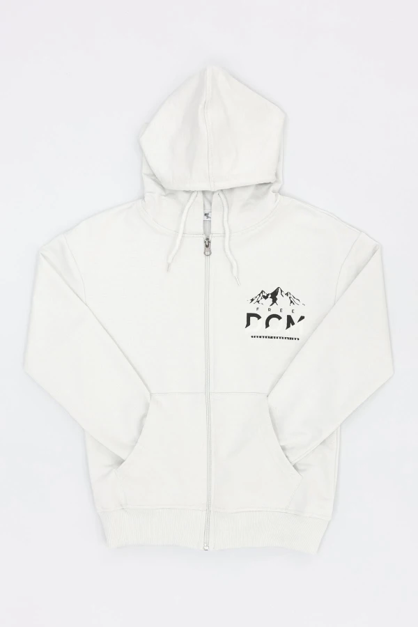 2 İplik 10-13 Yaş Kompak Fermuarlı Sweat Gri - 3264268.1576.