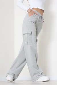 Kargo Cepli Eşofman Altı Gri - 52131.1857.