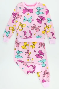 3-8 Yaş 2 İplik İkili Takım Pembekurdele - 52192.1776.