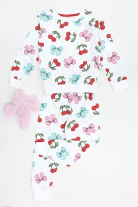 3-8 Yaş 2 İplik İkili Takım Beyazkiraz - 52192.1776.