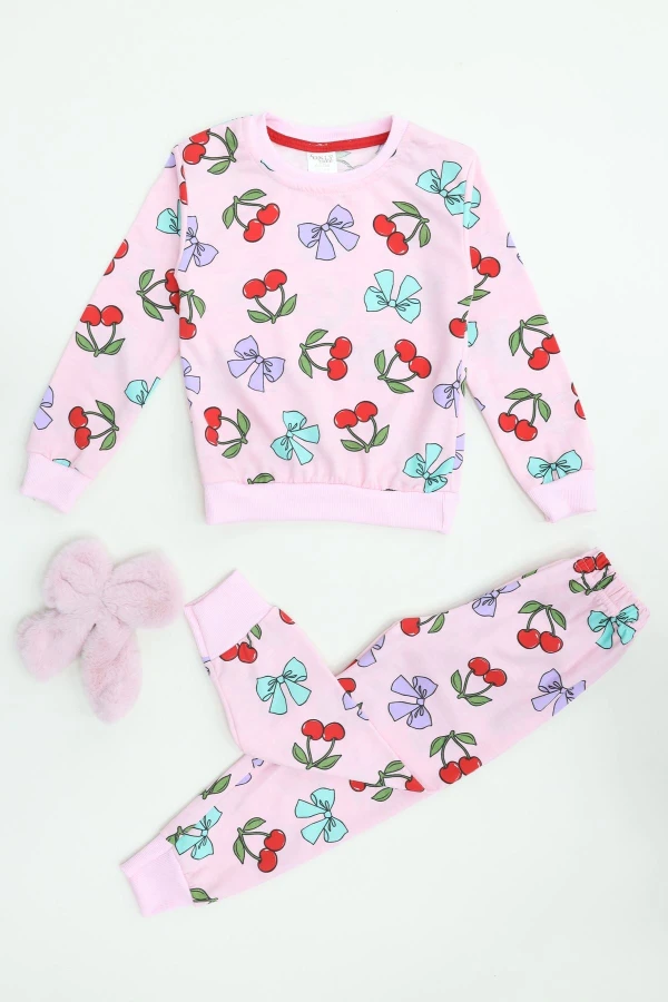 3-8 Yaş 2 İplik İkili Takım Pembekiraz - 52192.1776.