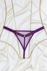 Özeltasarım Tanga Külot Mor - 1131.1364.