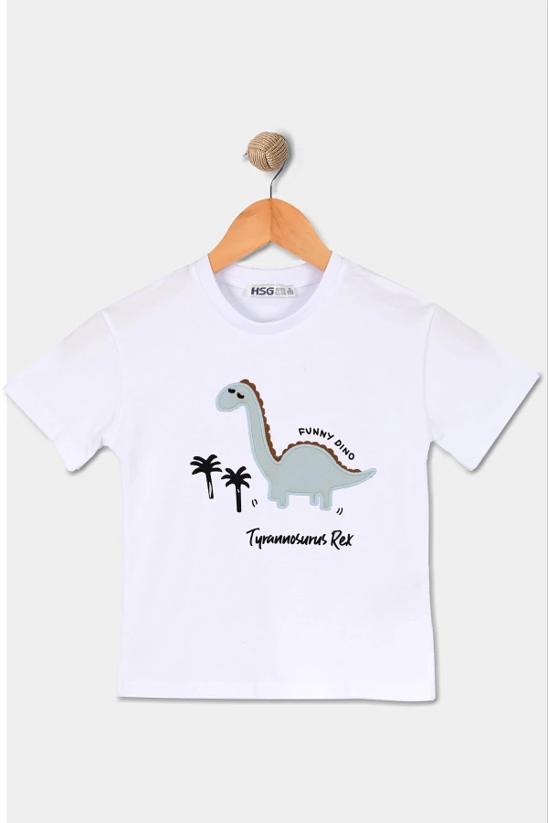 2-5 Yaş Çocuk Tişört Beyaz - 1252067.1576.