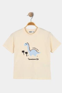 2-5 Yaş Çocuk Tişört Krem - 1252067.1576.