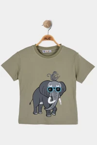 2-5 Yaş Çocuk Tişört Haki - 125846.1576.