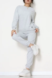 Armalı Eşofman Takımı Gri - 20087.1857.