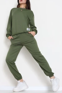 Armalı Eşofman Takımı Haki - 20087.1857.