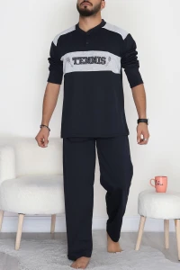 Süprem Erkek Pijama Takımı Lacigri - 20829.1838.