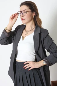 Mavi Işık Korumalı Ekran Gözlüğü Kahveşeffaf - 21111.1724.