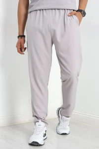 En Boy Likra Paraşüt Eşofman Altı Gri - 30239.1837.