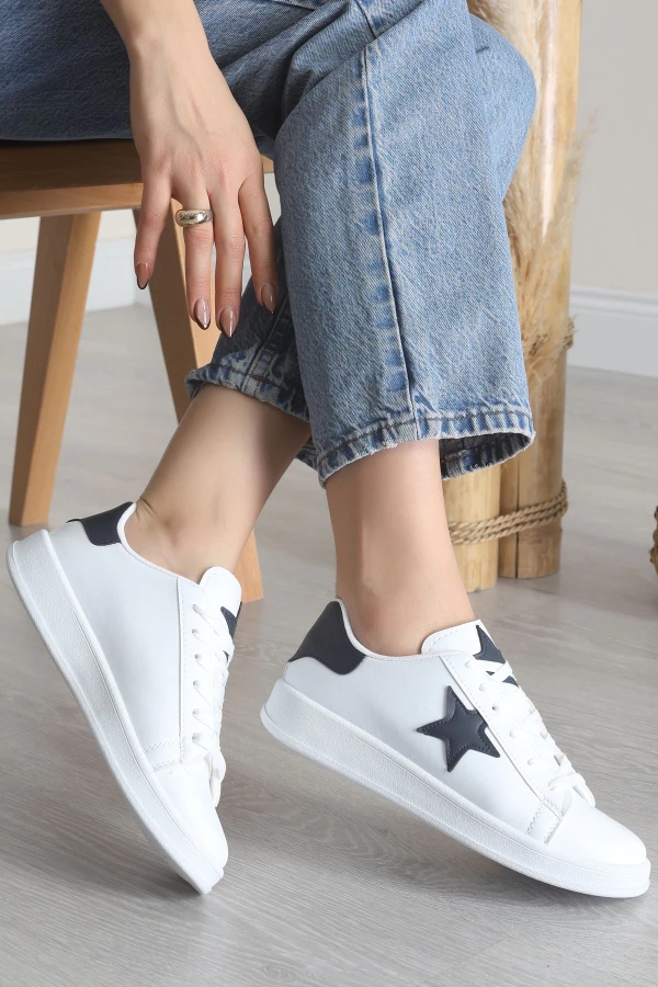 Yıldızlı Spor Ayakkabı Beyazlaci2 - 31295.264.