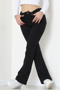 İspanyol Kot Pantolon Siyah - 31397.2088.