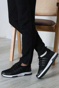 Erkek Spor Ayakkabı Siyahbeyaz1 - 31466.264.