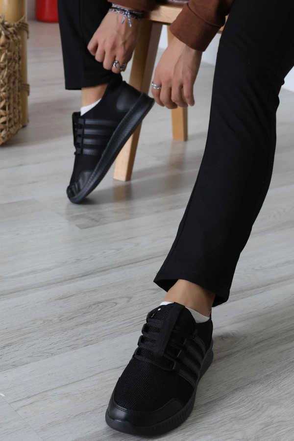 Erkek Spor Ayakkabı Siyah - 31466.264.