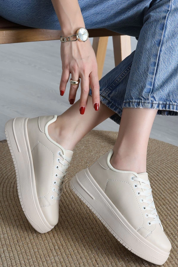 Günlük Spor Ayakkabı Bej - 31515.2082.