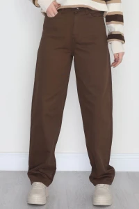 Baggy Kot Pantolon Kahverengi - 31536.2088.