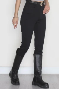 Dar Paça Kot Pantolon Siyah1 - 31593.2112.