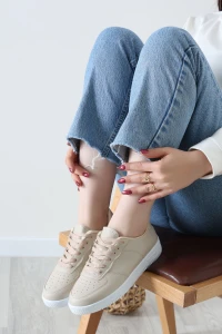 Spor Günlük Ayakkabı Bej - 31676.264.