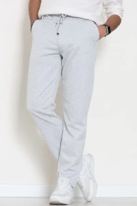 Düz Paça Diagonel Erkek Pantolon Gri - 31808.1937.