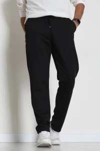 Düz Paça Diagonel Erkek Pantolon Siyah - 31808.1937.