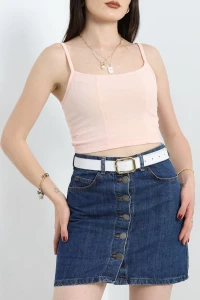 İp Askı Crop Atlet Pudra - 41348.1595.