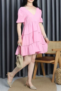 Müslin Elbise Pembe - 41569.308.