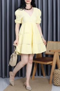 Müslin Elbise Sarı - 41569.308.