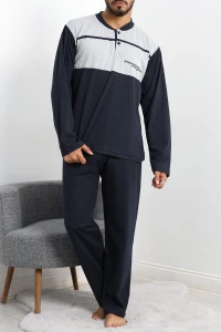 Süprem Erkek Pijama Takımı Gri - 42004.1838.