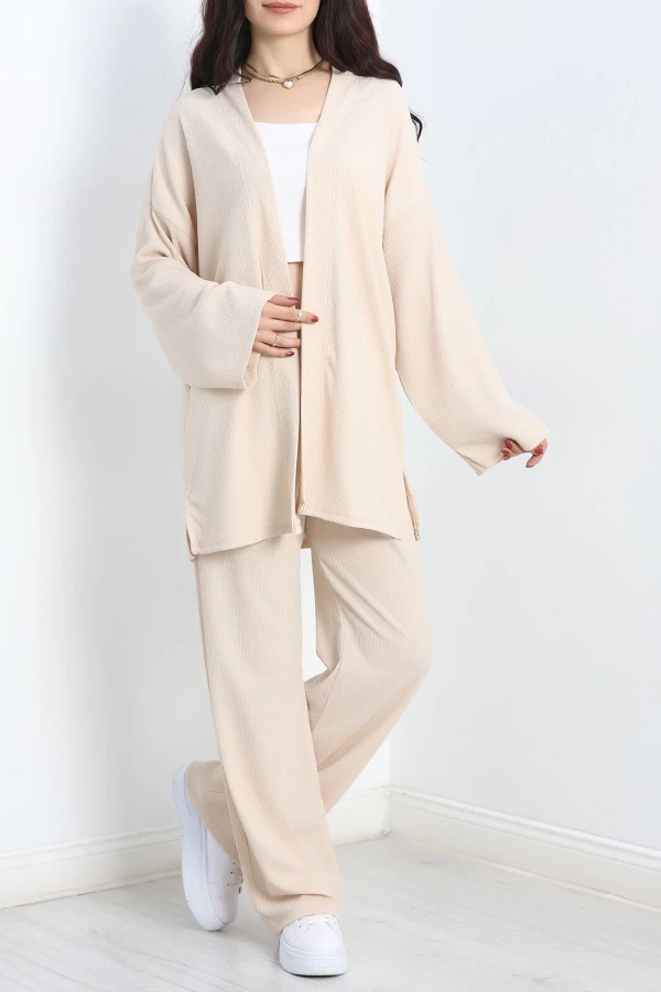 Kimono Takım Bej - 42062.1567. | HaydiGiy