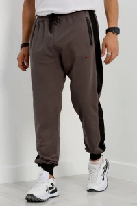 Şeritli Worteks Erkek Eşofman Altı Füme - 42151.1937.