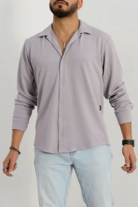 Zra Krep Erkek Gömlek Boyalıgri - 42188.1937.