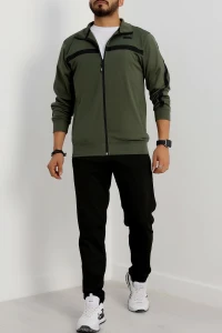 Şardonlu Dalgıç Erkek Eşofman Takımı Haki - 42192.1937.