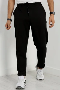 Duble Paça Pike Erkek Eşofman Altı Siyah - 42217.1937.