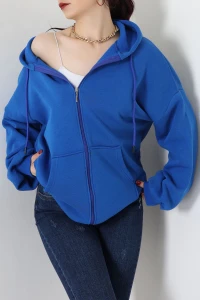 3 İplik Kompakt Oversize Sweat Saks - 42502.1878.