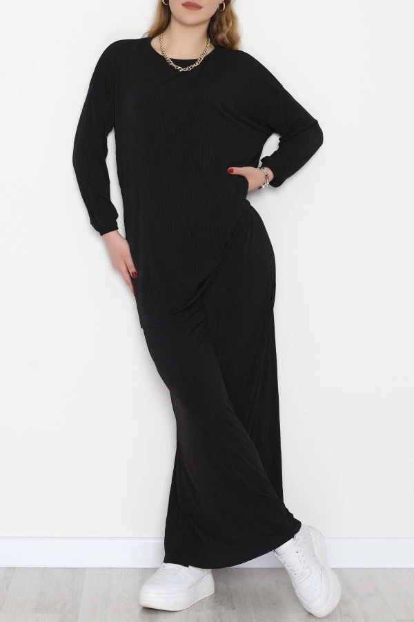 Sandy Crash Kumaş İkili Takım Siyah - 42667.1949.