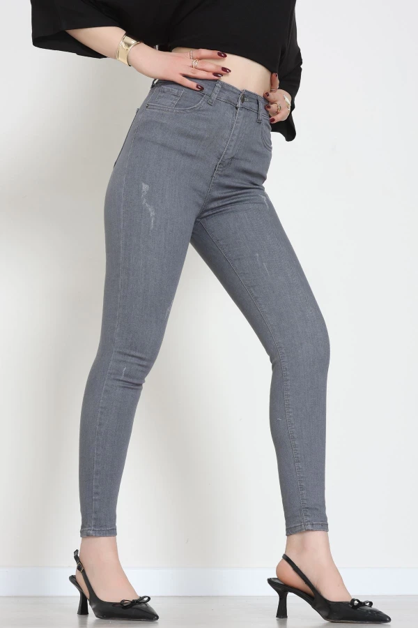 Dar Paça Kot Pantolon Füme - 42701.2121.