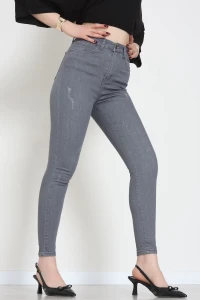 Dar Paça Kot Pantolon Füme - 42701.2121.