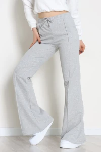 İspanyol Paça 2 İplik Eşofman Altı Gri - 50526.1857.