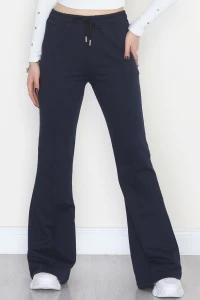 İspanyol Paça 2 İplik Eşofman Altı Lacivert - 50526.1857.