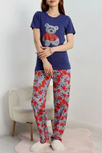 Süprem Baskılı Pijama Takım Laciayı - 50774.1773.