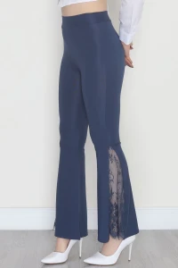 Tüllü İspanyol Paça Tayt İndigo - 50886.1905.