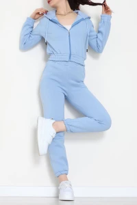 3 İplik Crop Eşofman Takımı Bebemavi - 50913.1878.