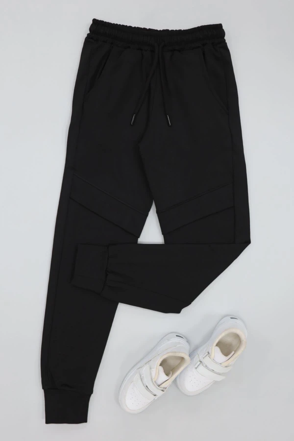 8-16 Yaş Dalgıç Eşofman Altı Siyah - 50944.2066.