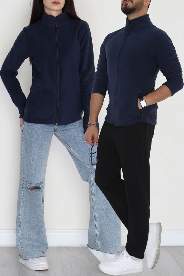 Unisex Polar Ceket Lacivert - 51002.053.
