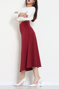Scuba Kumaş Çan Etek Bordo - 51231.1567.