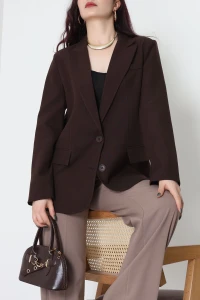 Blazer Ceket Kahve - 51245.1347.